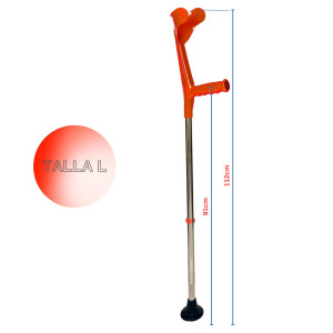 Muletas Anfibias Talla L Roja Unidad
